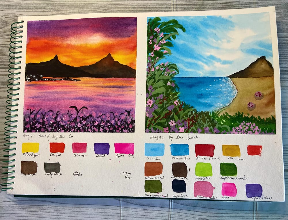 30days watercolour  landscape by Uma - image 11 - student project