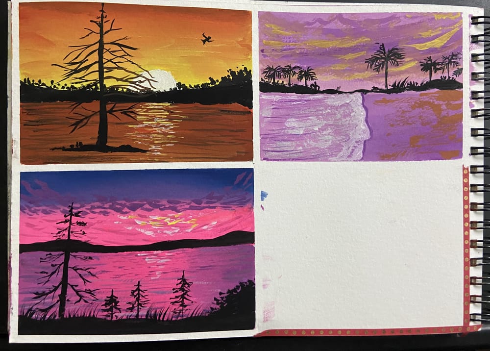 15 day gouache challenge - image 4 - student project