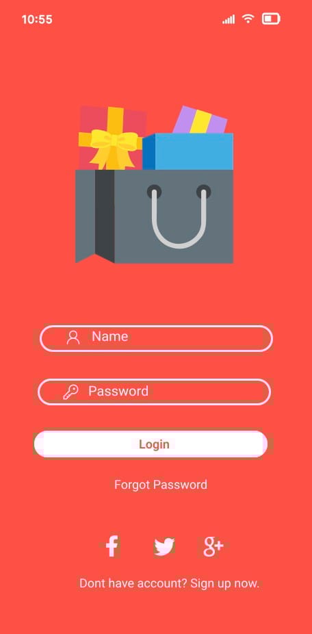 Online Shopping App - image 1 - student project