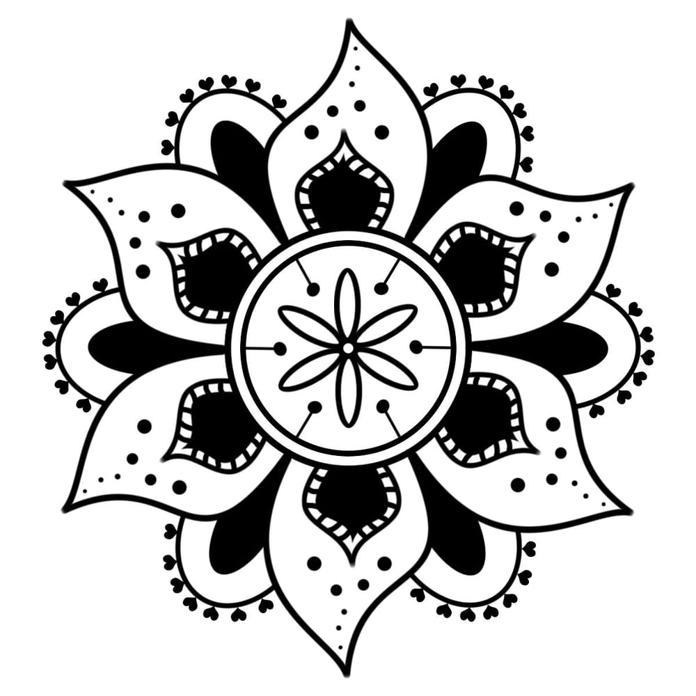 Photoshop: mandala - image 1 - student project