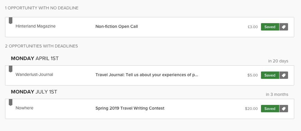 Submitting My Travel Pieces - image 1 - student project