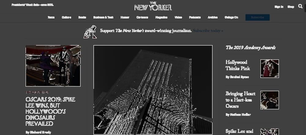 Color Contrast & The New Yorker Homepage - image 2 - student project