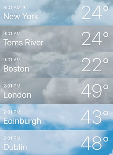 Mostly Cloudy with a Chance of Seamless UX Design - image 3 - student project