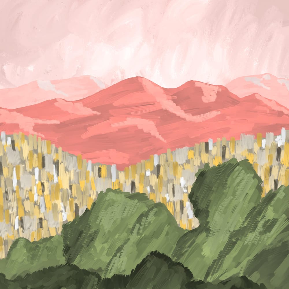 Acrylic Landscapes in Procreate - image 4 - student project