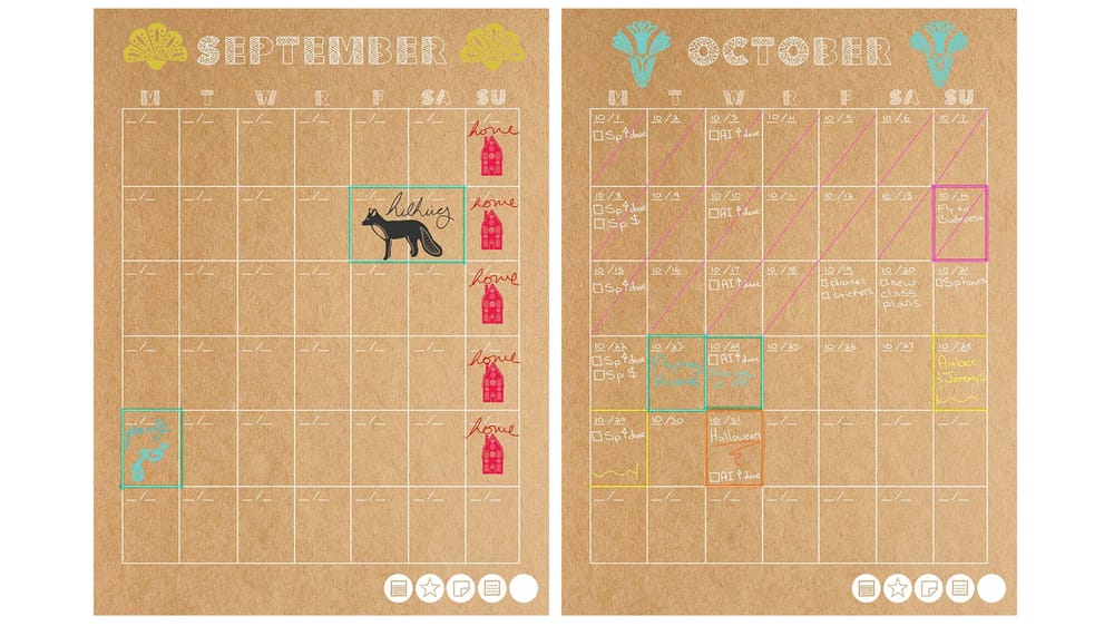 My New Mudcloth Customizable Planner! (free download) - image 4 - student project