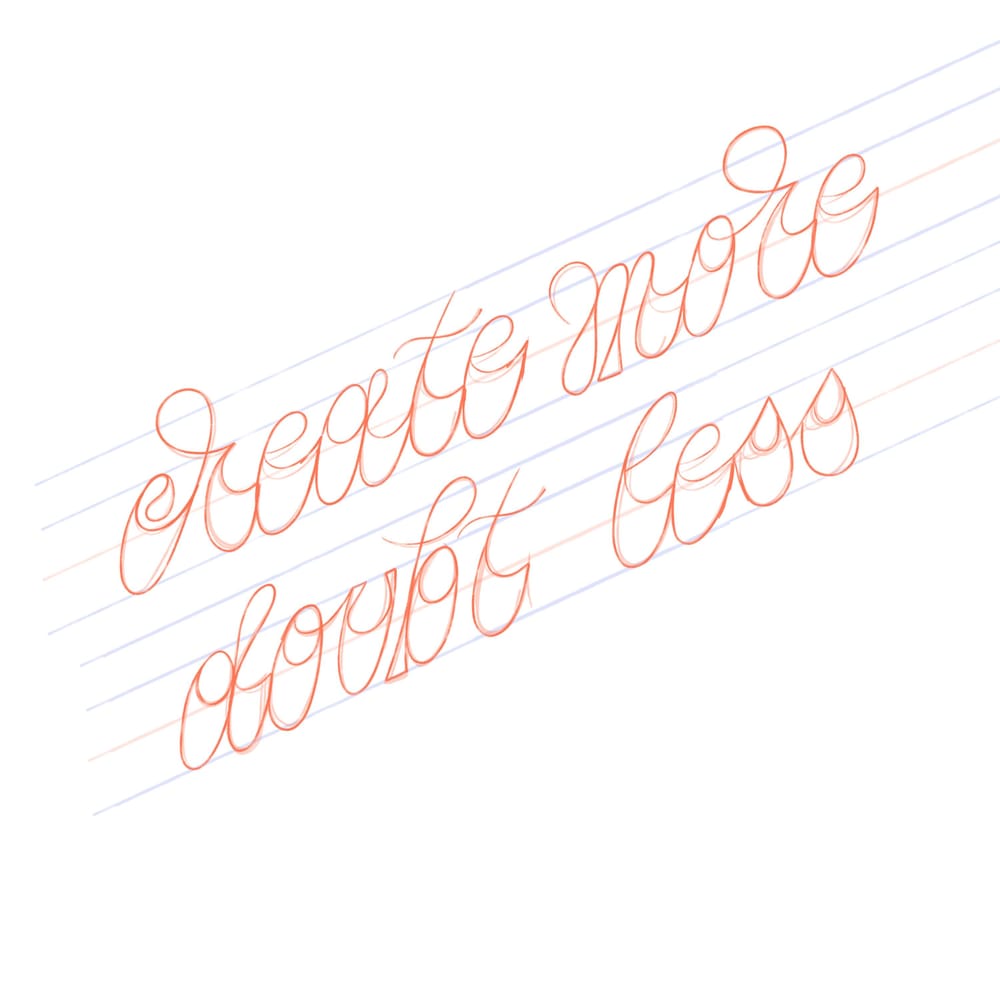 Hand Lettered Script - image 4 - student project