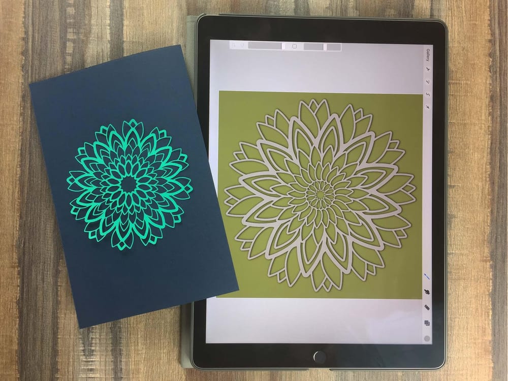 Digital and Paper Cutouts Made in Procreate - image 2 - student project