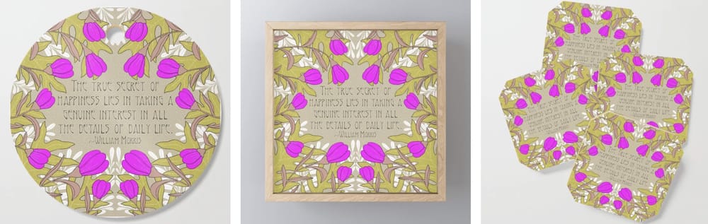 Art Nouveau Illustrations Made in Procreate - image 7 - student project