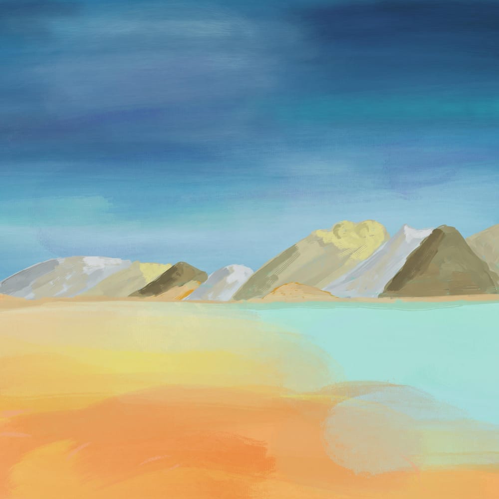 Acrylic Landscapes in Procreate - image 2 - student project