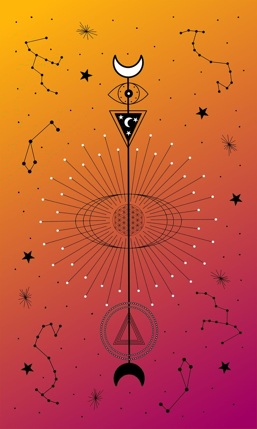 Geometric Vector Illustrations Made in Affinity Designer - image 4 - student project