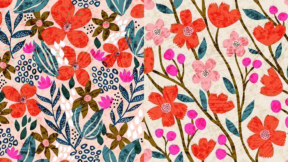 Wildflower Pattern Collection - image 8 - student project