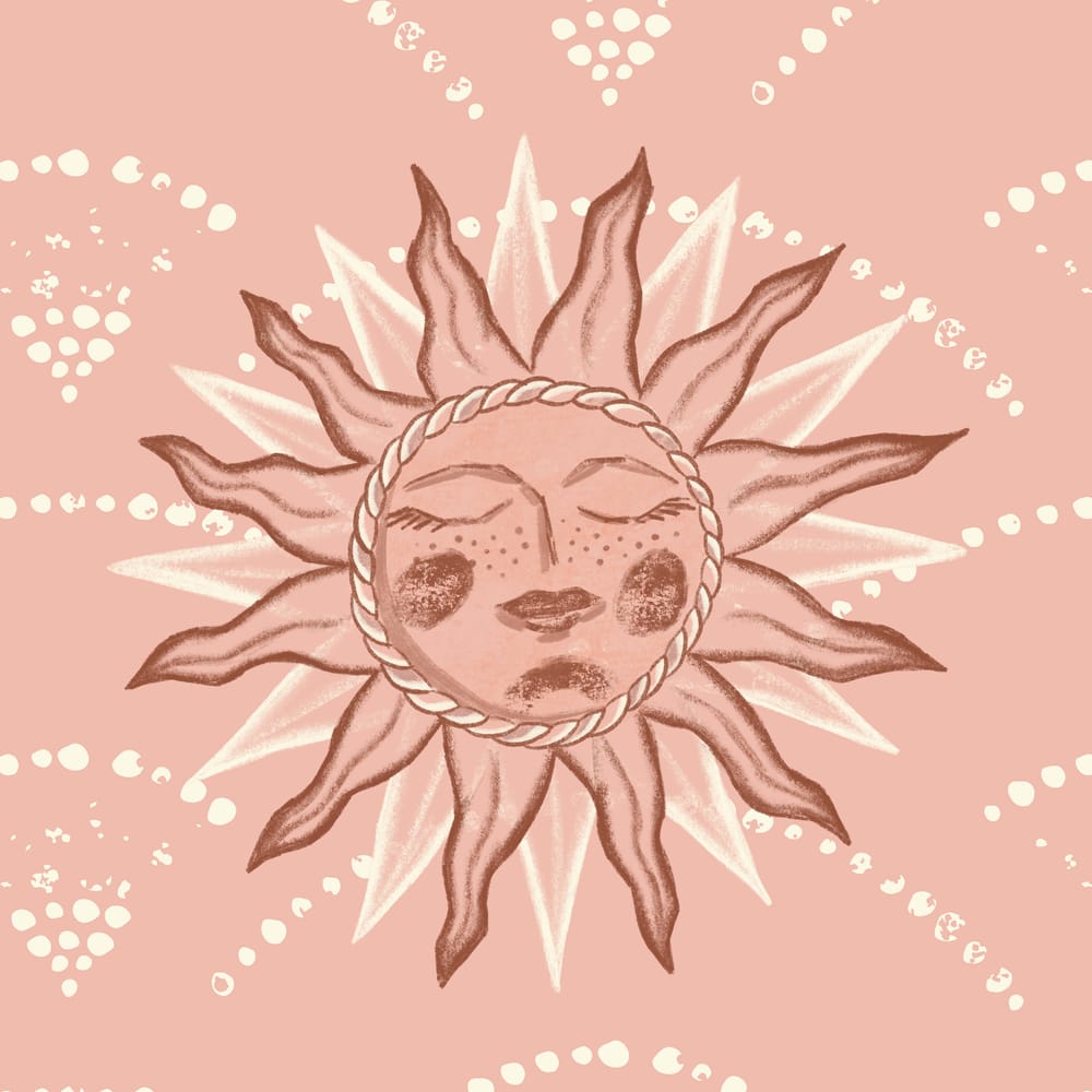 Hand-Drawn Sun (Procreate to Illustrator) - image 2 - student project