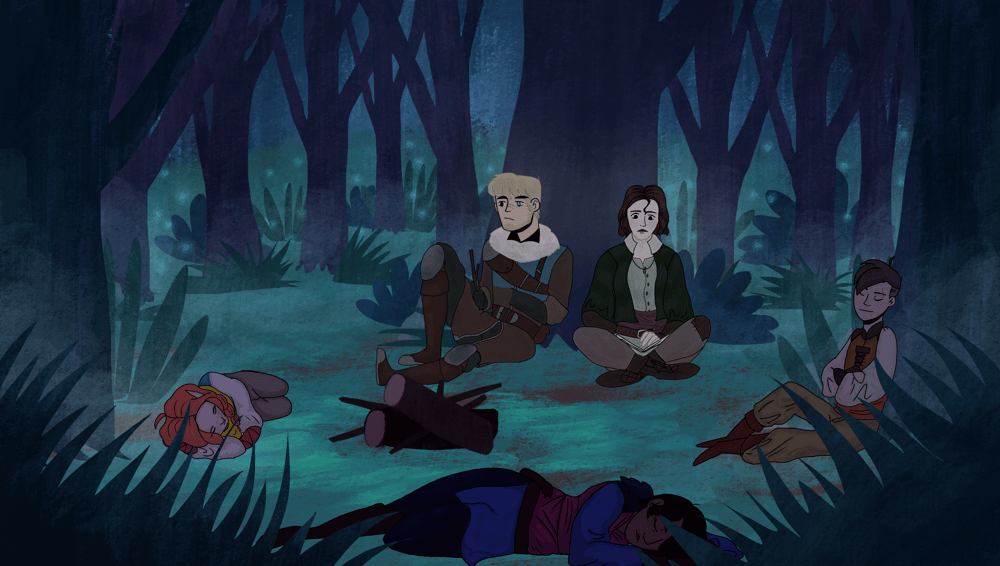 Misty forest animation - image 3 - student project