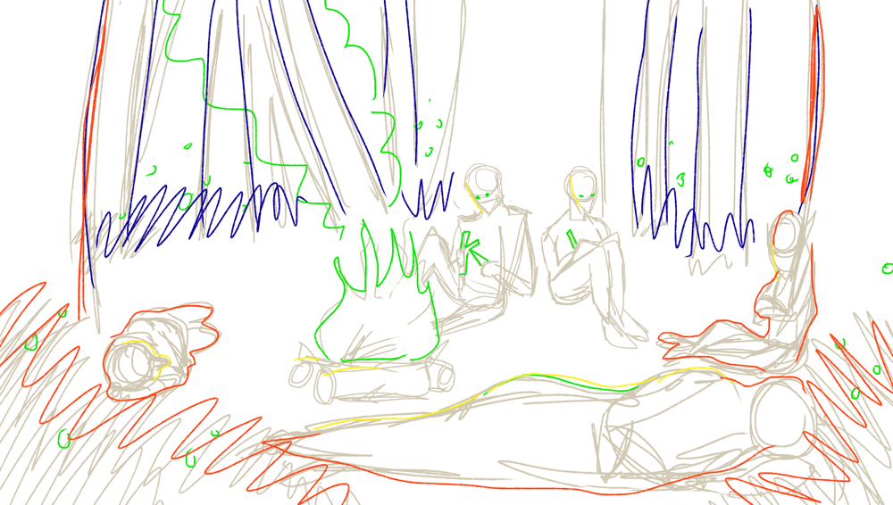 Misty forest animation - image 1 - student project