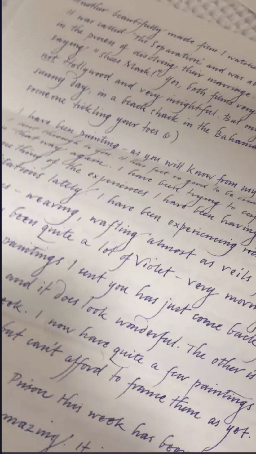"Before" handwriting sample - image 2 - student project