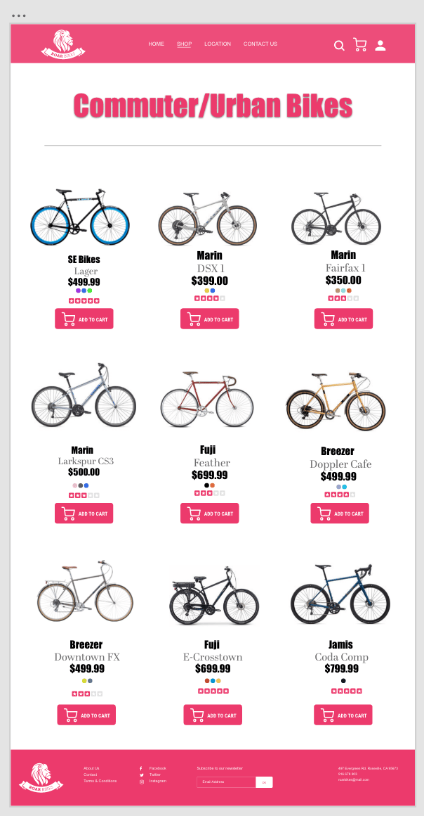 Adobe XD Class Projects - image 19 - student project