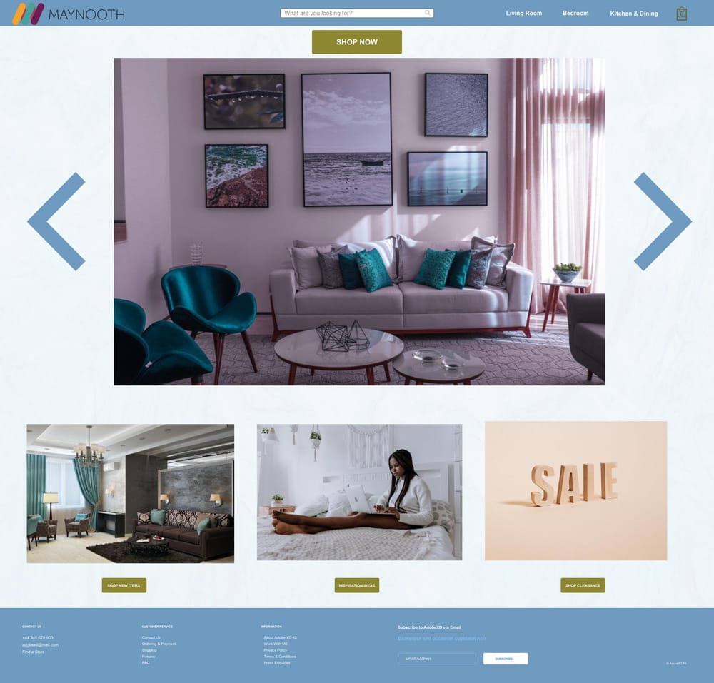Adobe XD Class Projects - image 1 - student project