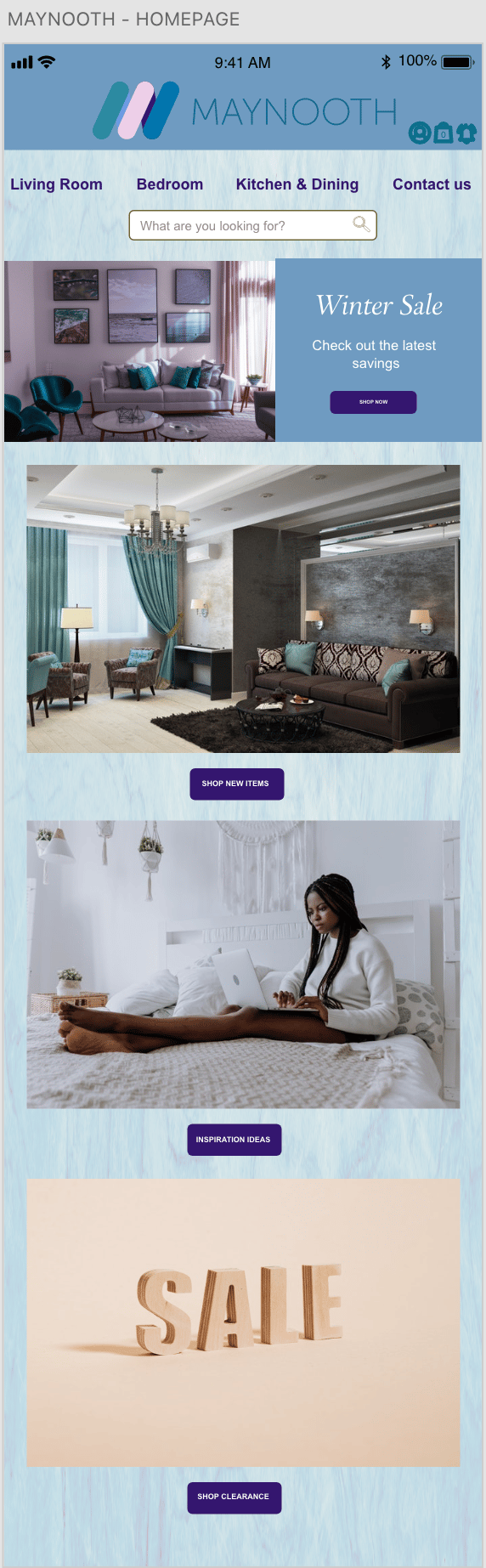 Adobe XD Class Projects - image 14 - student project