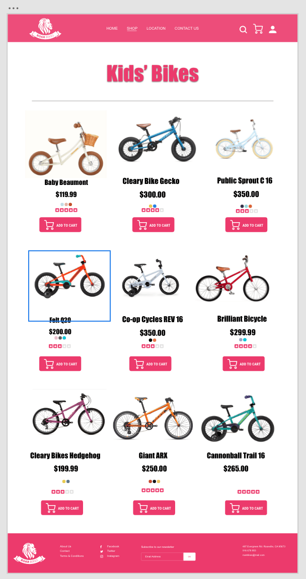 Adobe XD Class Projects - image 18 - student project