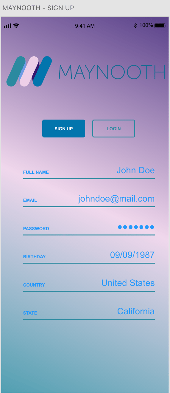 Adobe XD Class Projects - image 13 - student project