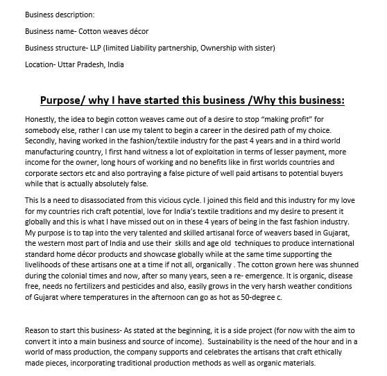 Business plan for review - image 1 - student project