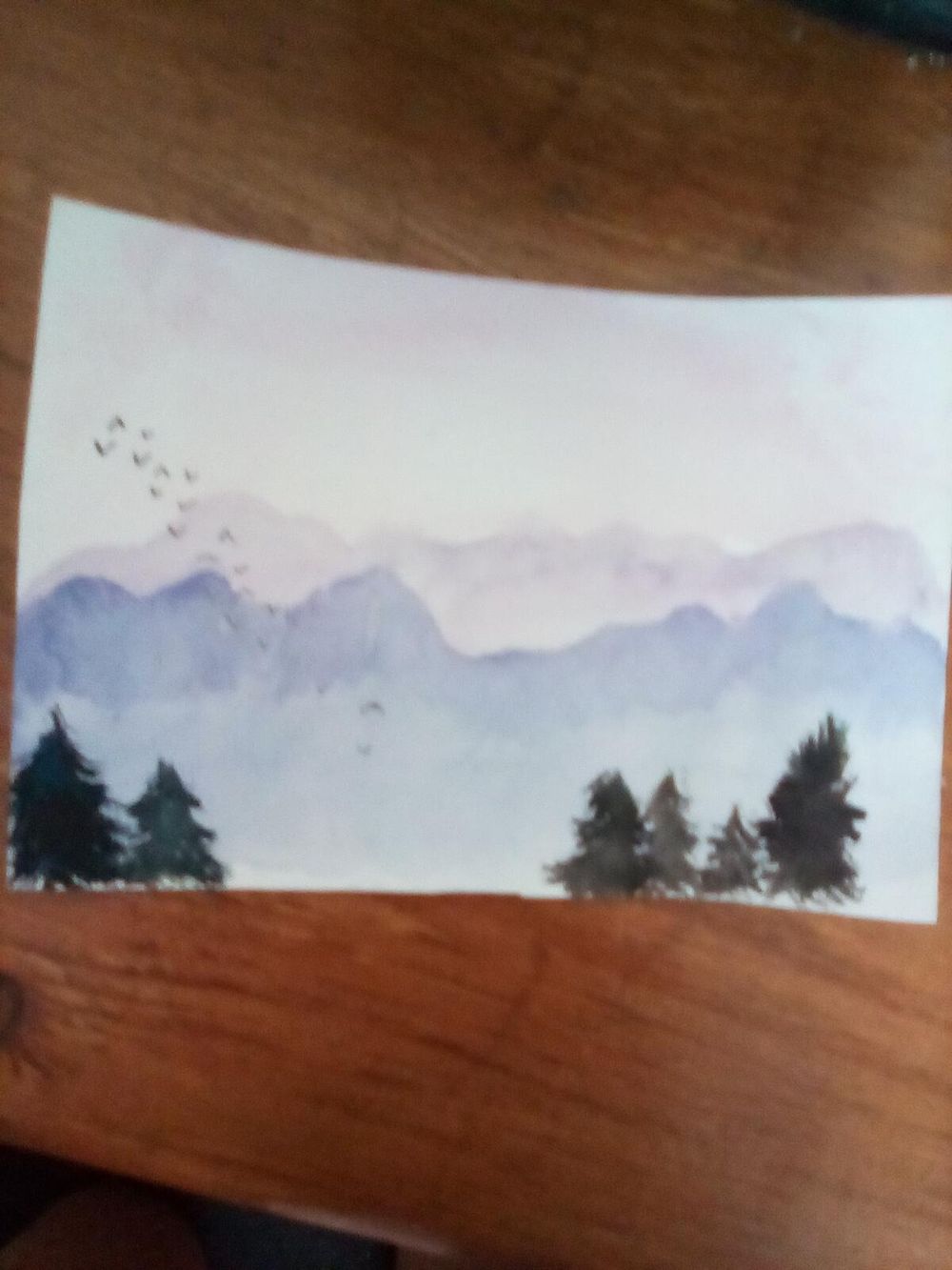 Purple mountains - image 1 - student project