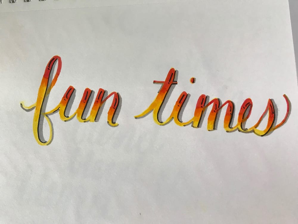 Crayola Handlettering & Watercolor - image 2 - student project