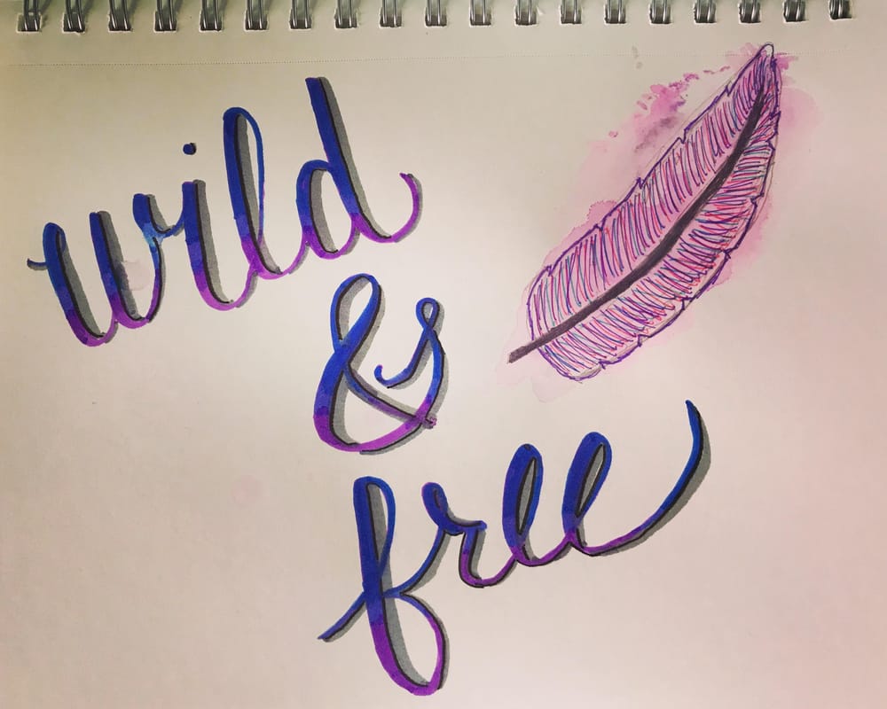 Crayola Handlettering & Watercolor - image 1 - student project