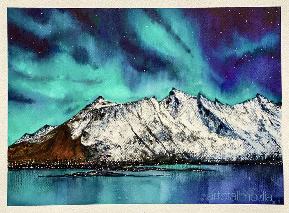 Glowing northern lights! - image 1 - student project