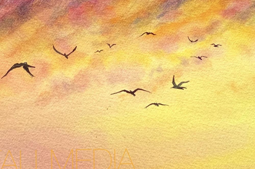 Dramatic sunset sky - image 1 - student project