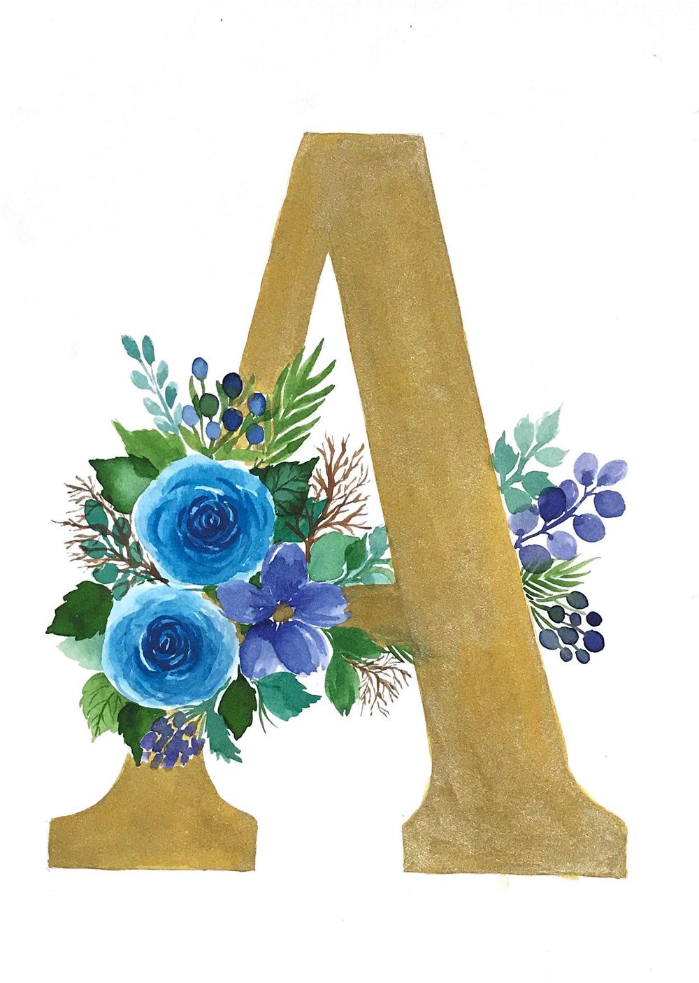 Floral Letter - image 2 - student project