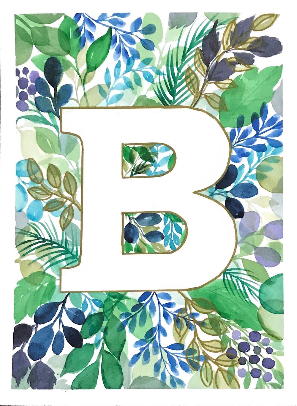Floral Letter - image 1 - student project