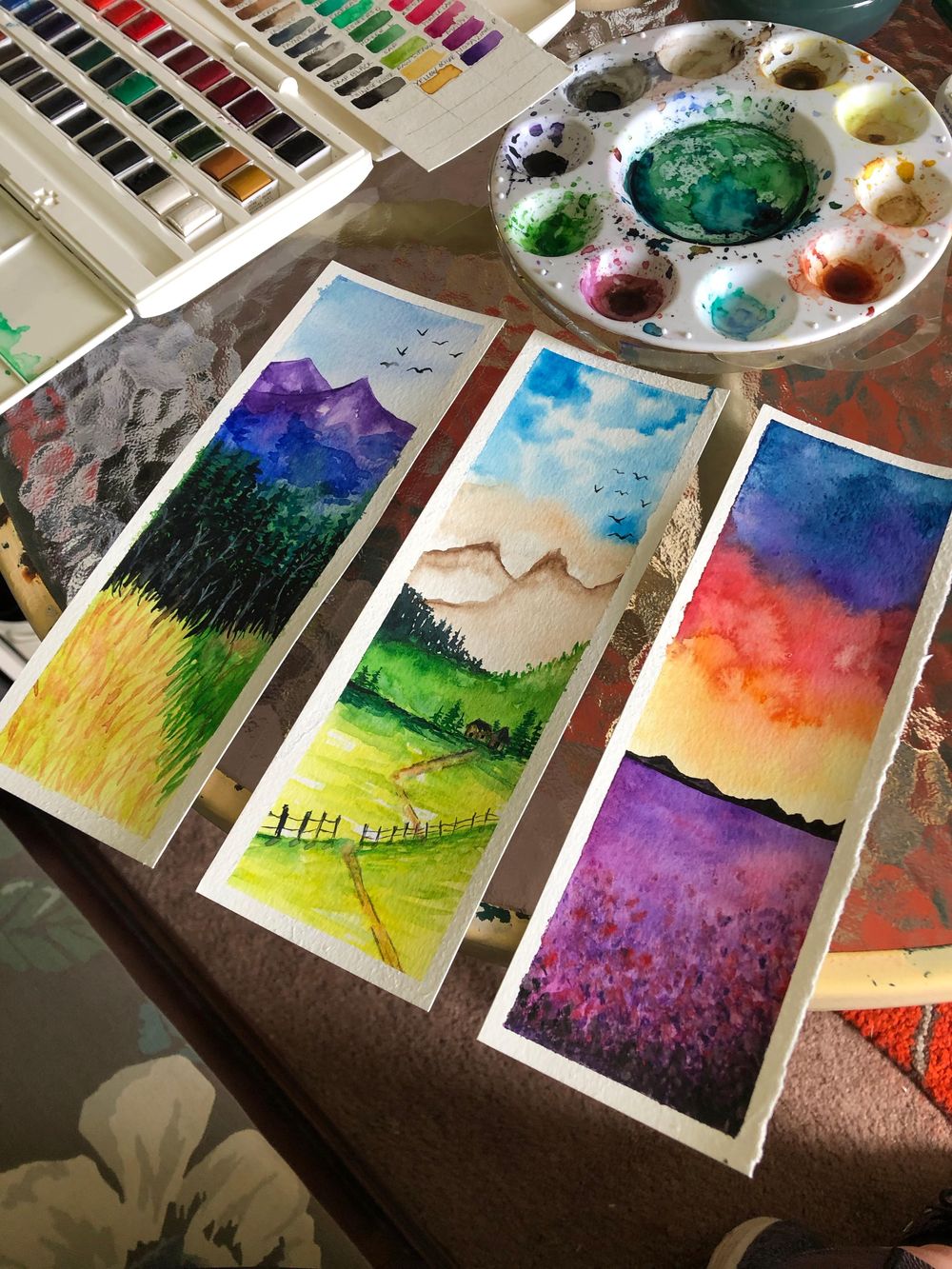 Watercolor Landscapes - image 1 - student project