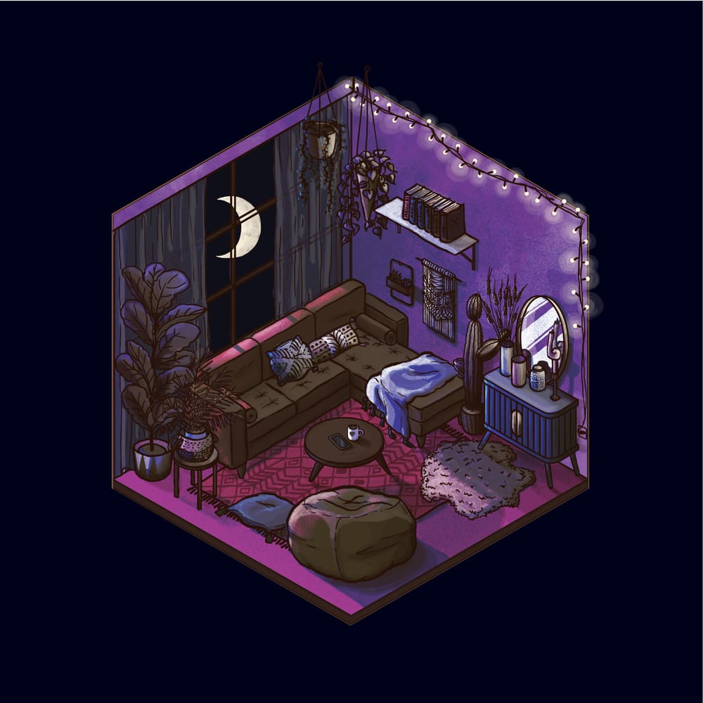 Isometric Room (Day & Night) - image 7 - student project