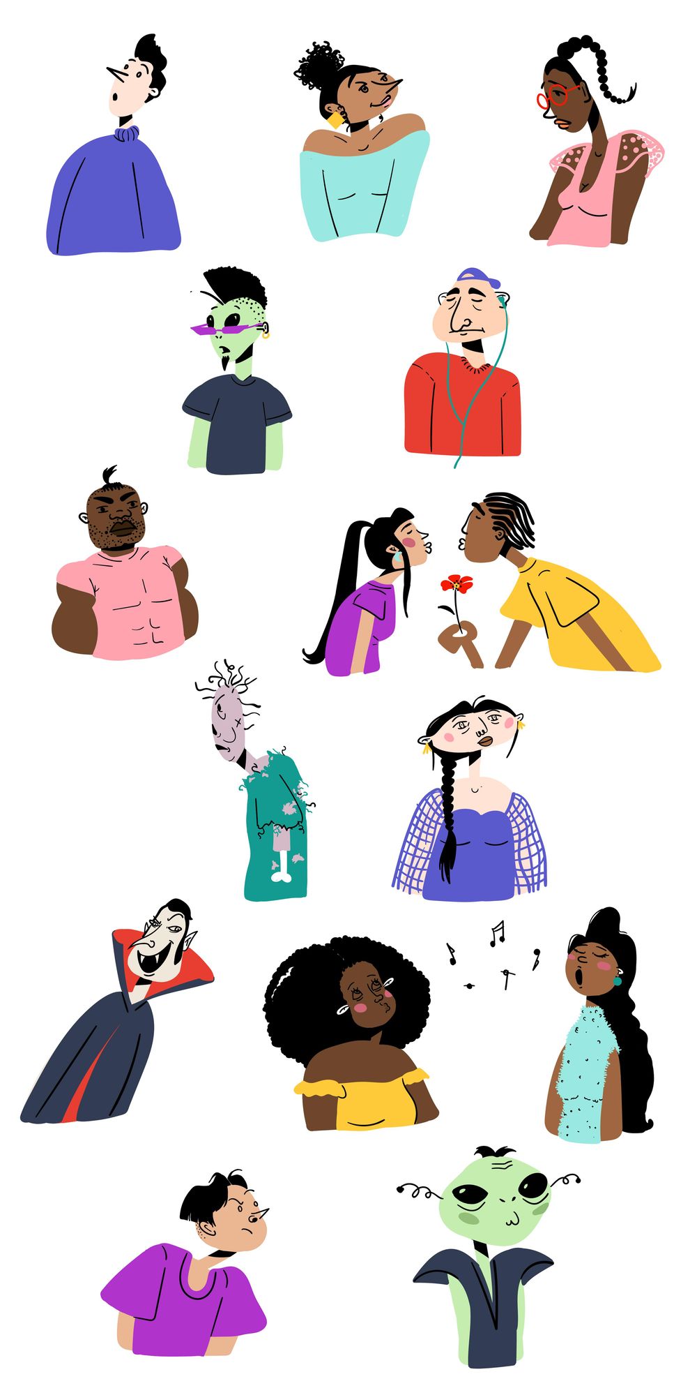People Illustrations - image 6 - student project