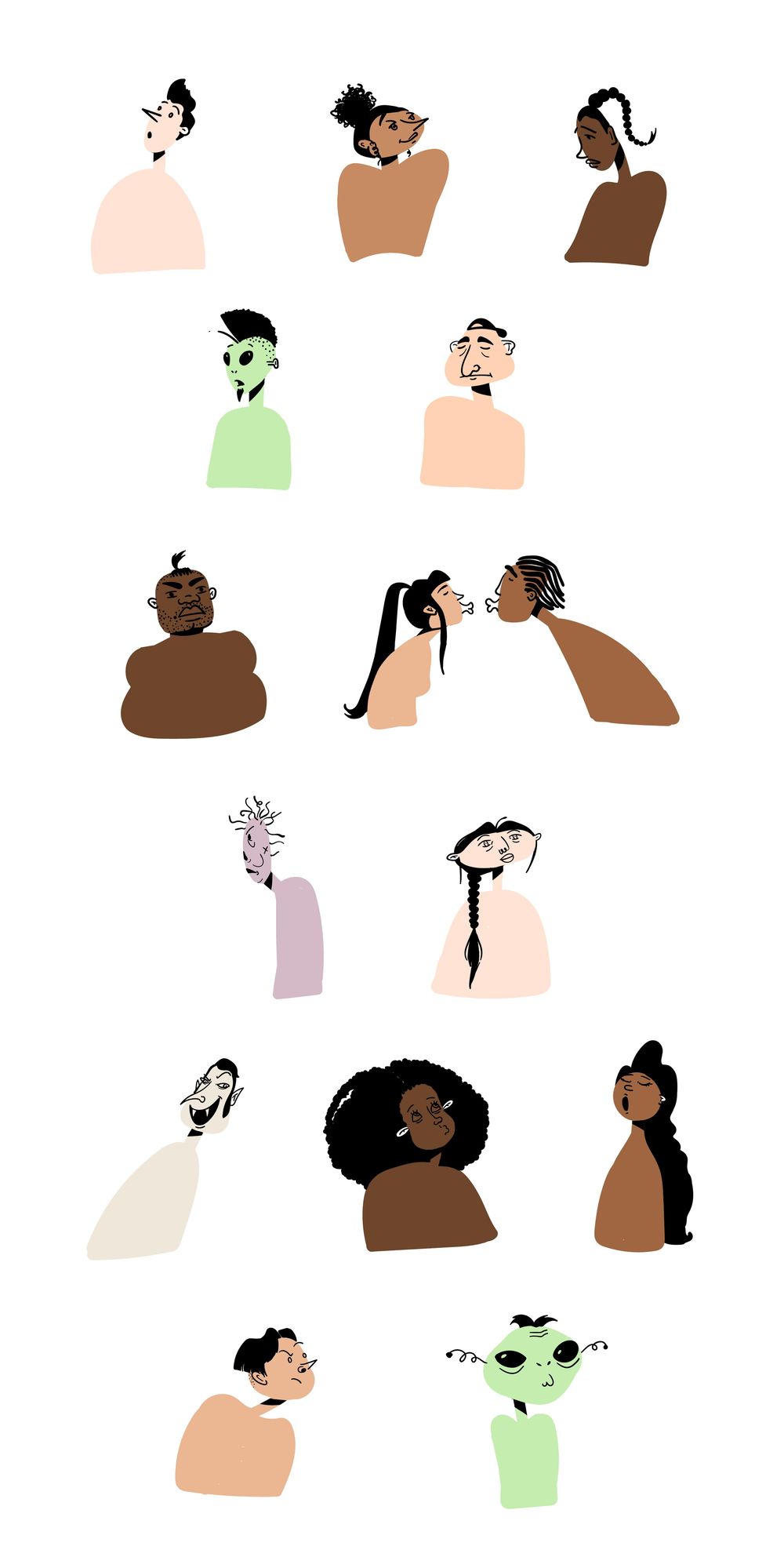 People Illustrations - image 5 - student project