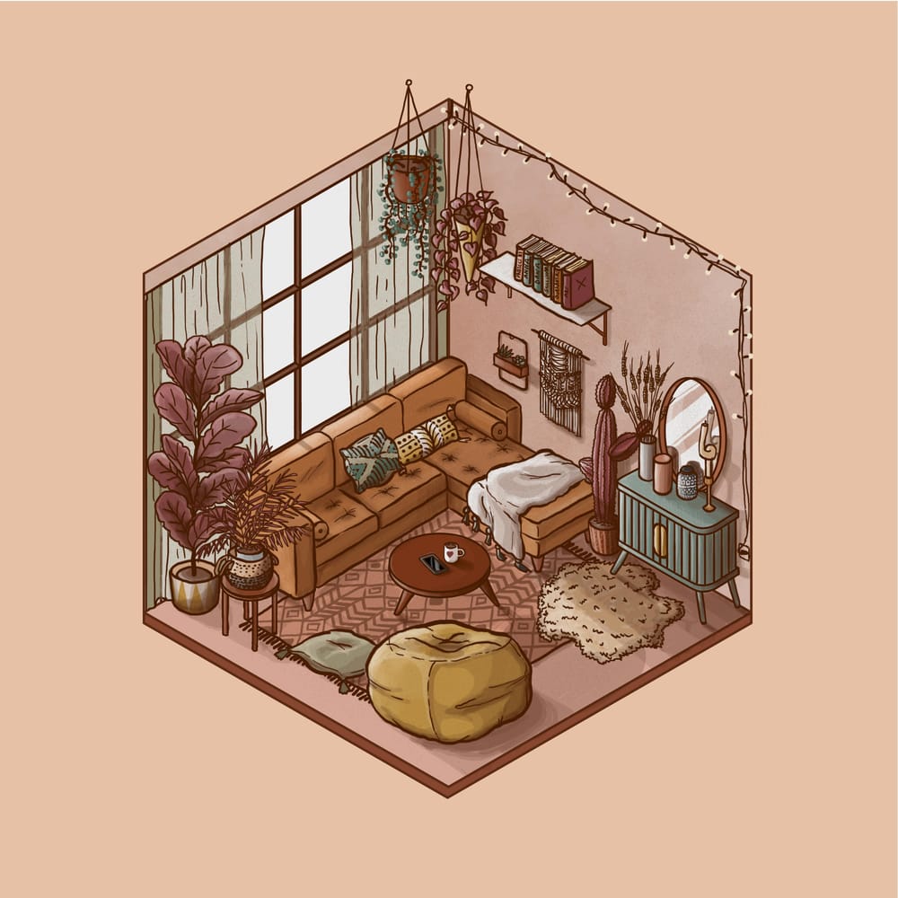 Isometric Room (Day & Night) - image 6 - student project