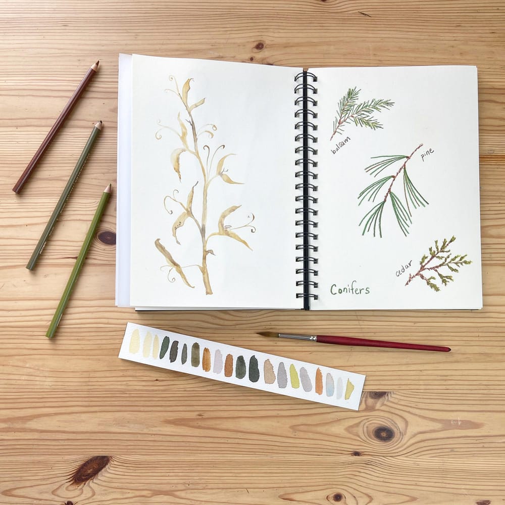 Sample Sketchbook Pages - image 1 - student project