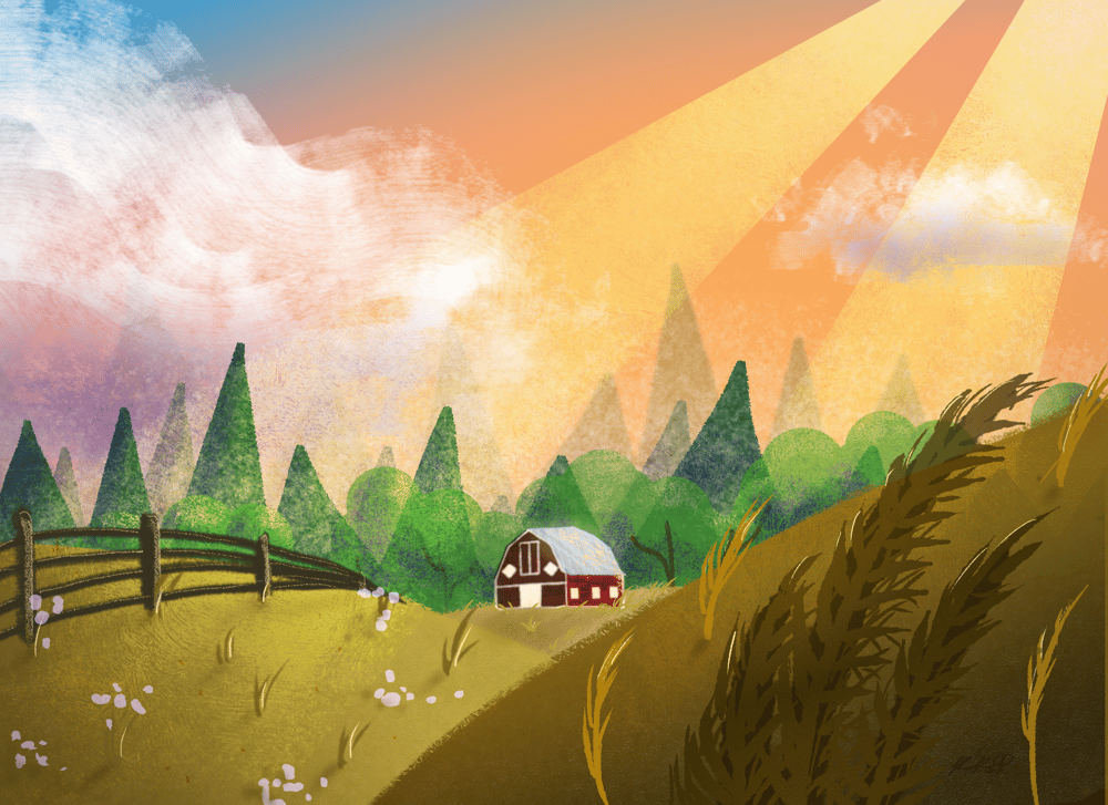A Country Walk - image 2 - student project