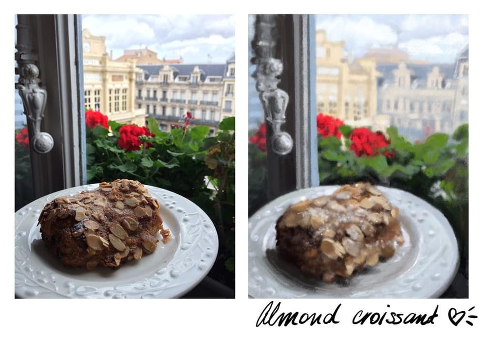 Almond croissant with a view - image 1 - student project