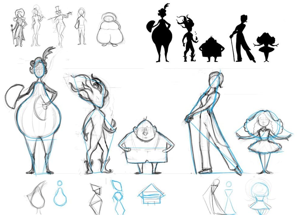 Character shape building - image 2 - student project