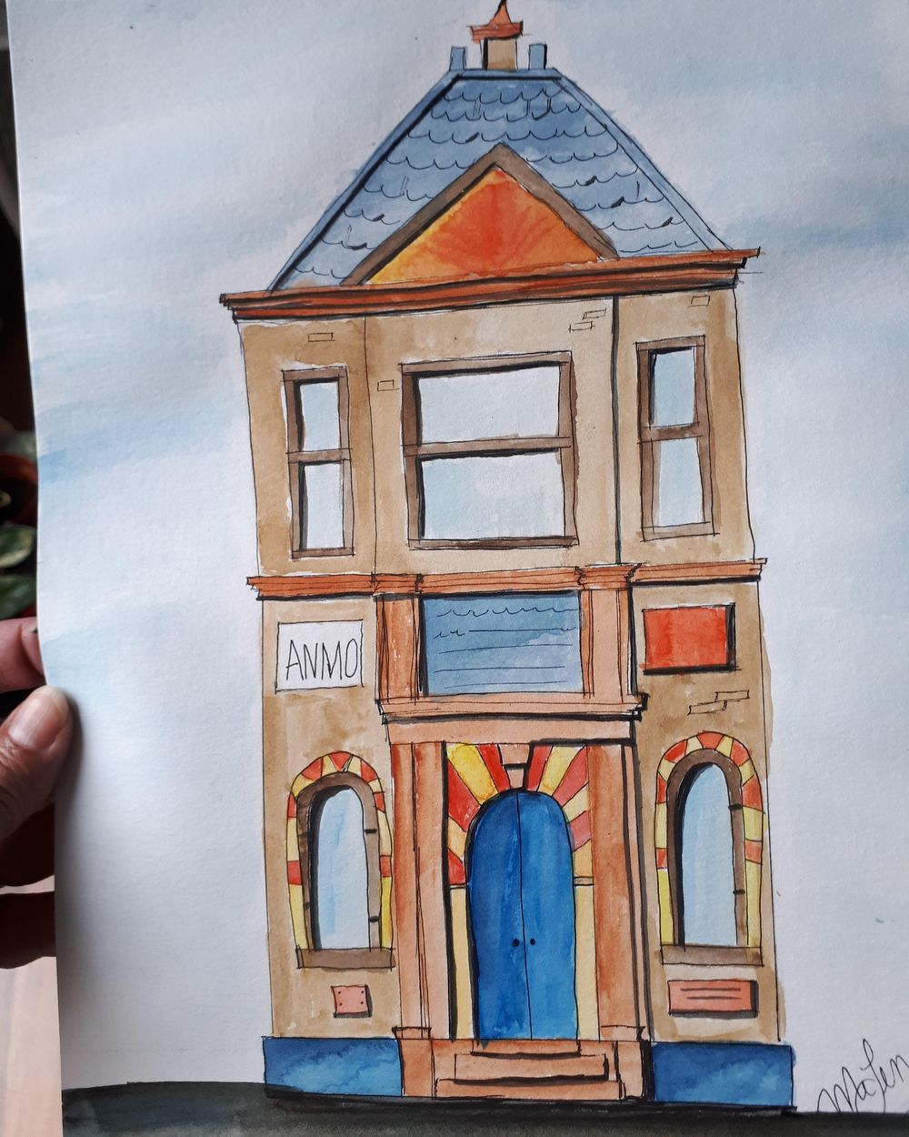 Urban Sketching - image 1 - student project