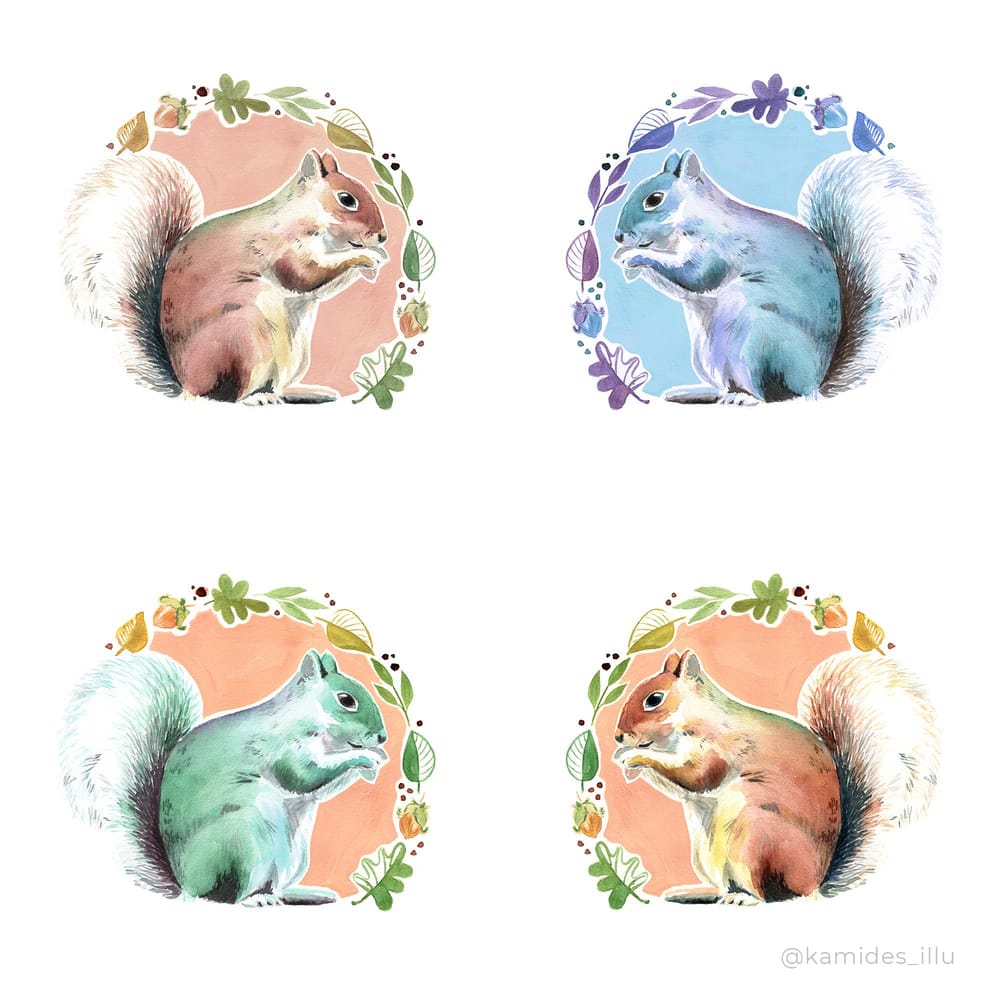 Seasonal Animal Portraits - image 3 - student project