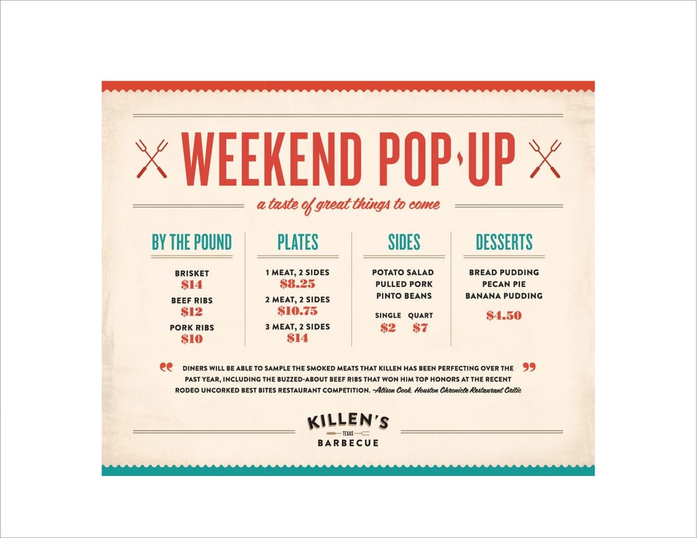 Killen's Barbecue - image 18 - student project