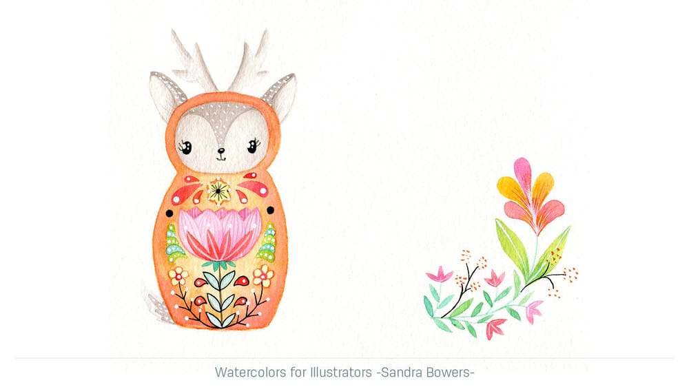 Woodland Nesting Doll - Deer - image 4 - student project