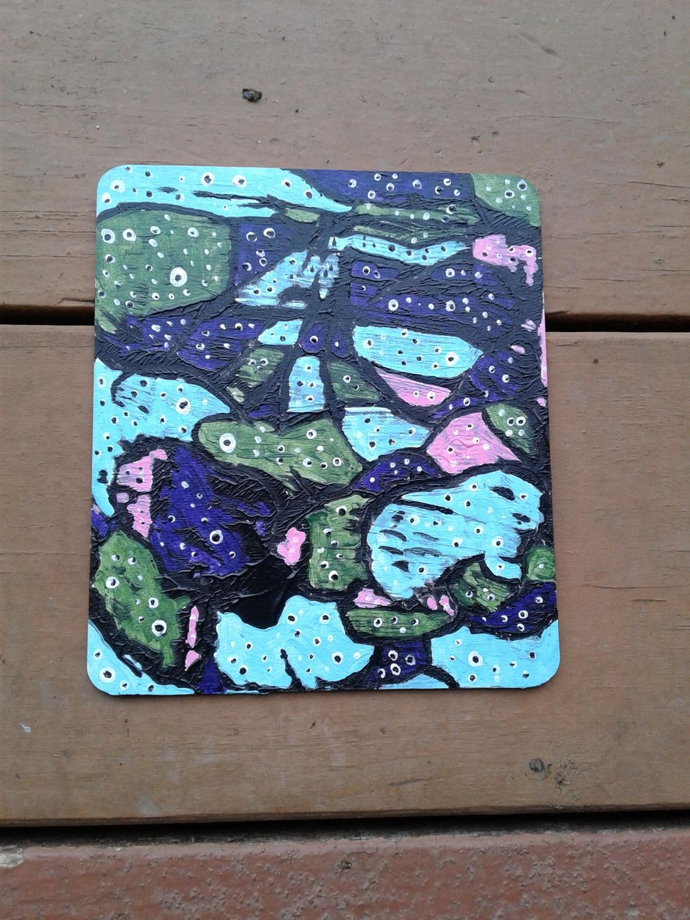 Abstract foil and acrylic - image 1 - student project