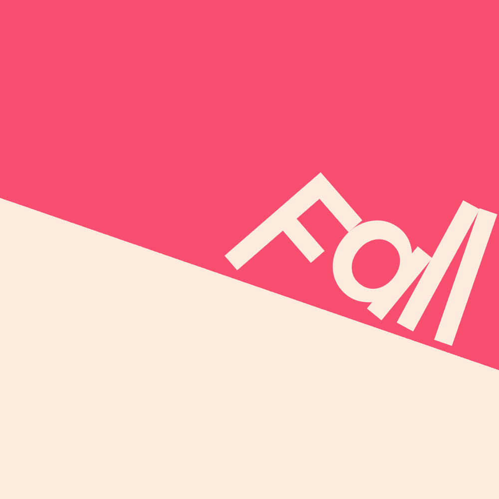 Fall Typography with Dots Effects - image 1 - student project