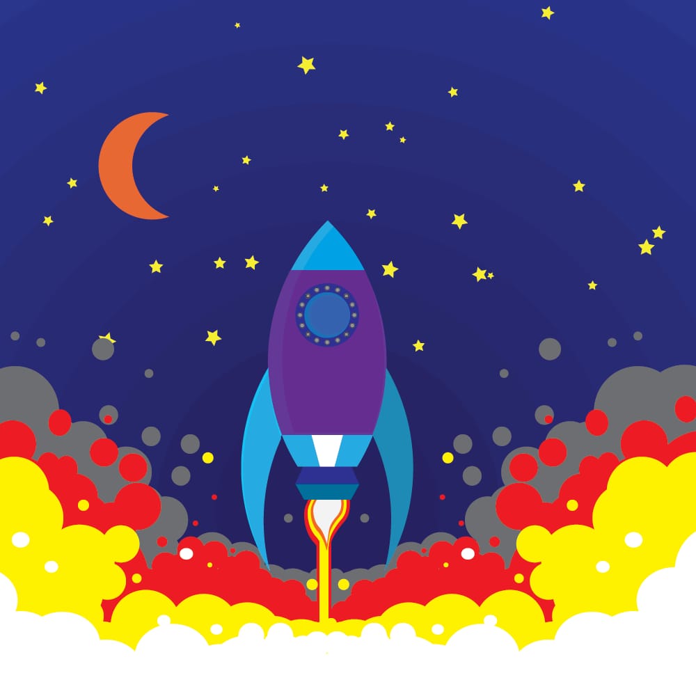 Rocket - Vector Illustration - image 1 - student project