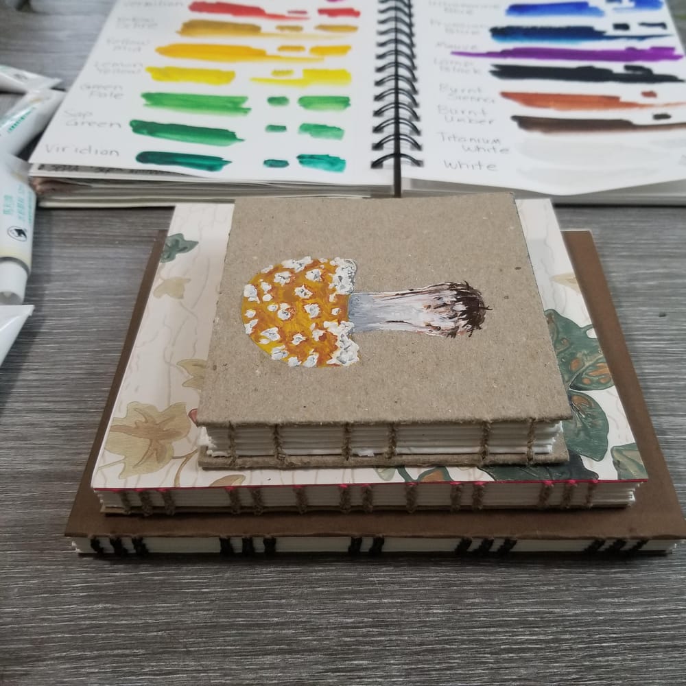 Coptic stitch sketchbook - image 1 - student project