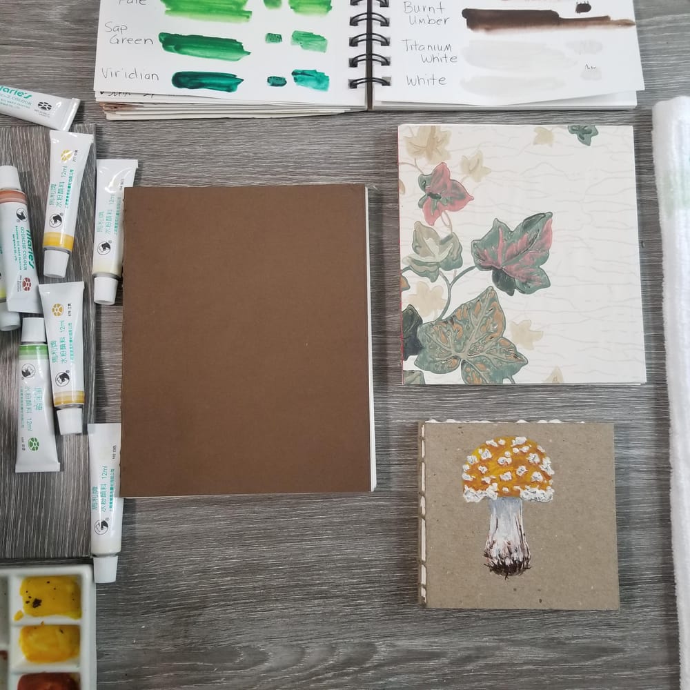 Coptic stitch sketchbook - image 2 - student project